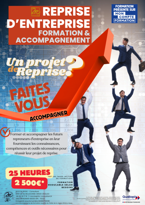 Formation et accompagnement à la reprise d'entreprise