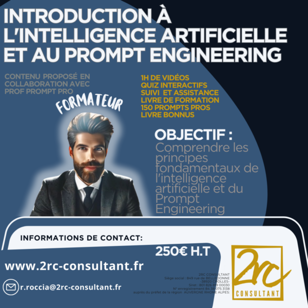 INTRODUCTION À L'INTELLIGENCE  ARTIFICIELLE ET AU PROMPT  ENGINEERING