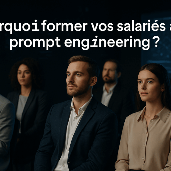 Salariés participant à une formation professionnelle en intelligence artificielle