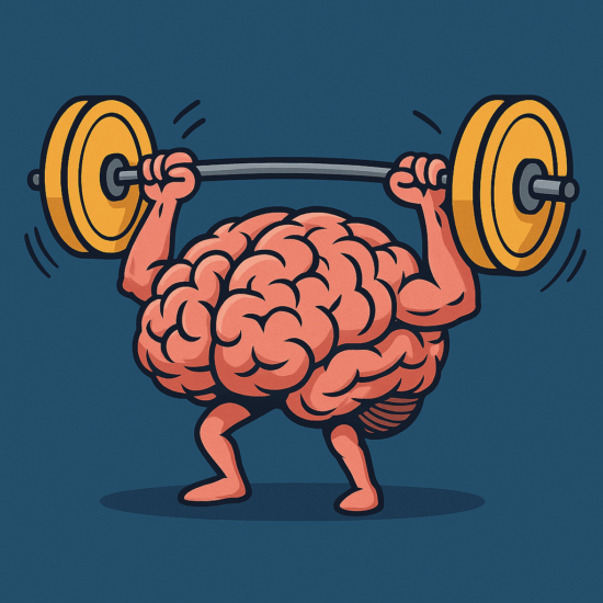 Illustration numérique d’un cerveau lumineux connecté à des circuits et engrenages, symbolisant la neuroplasticité et l’apprentissage continu