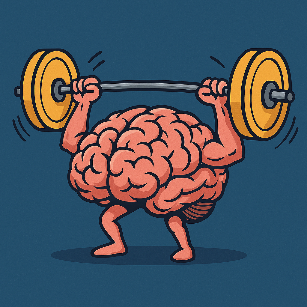 Illustration numérique d’un cerveau lumineux connecté à des circuits et engrenages, symbolisant la neuroplasticité et l’apprentissage continu