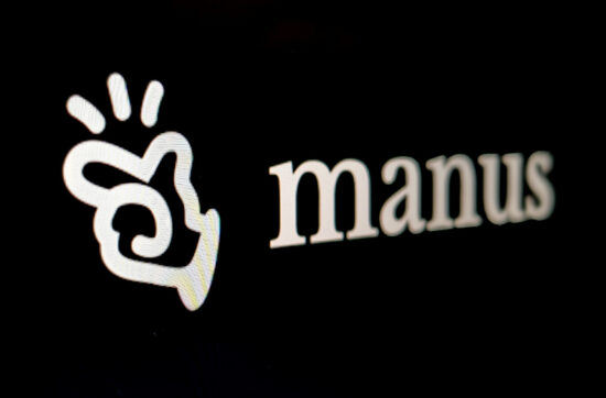 Logo de Manus, une intelligence artificielle nouvelle génération conçue pour rédiger, structurer et personnaliser le contenu professionnel