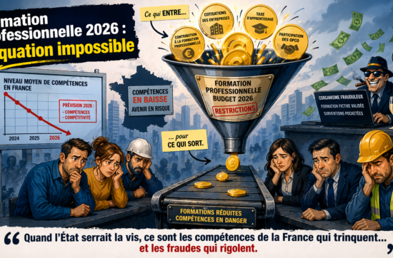 CPF 2026 : plafonnement à 1500€, reste à charge de 150€, délais OPCO de 6 semaines, budgets en baisse de 30%. Découvrez comment l’État asphyxie la formation pour les salariés ET les entreprises, alors que les besoins en compétences n’ont jamais été aussi urgents. Analyse critique, chiffres clés et solutions.